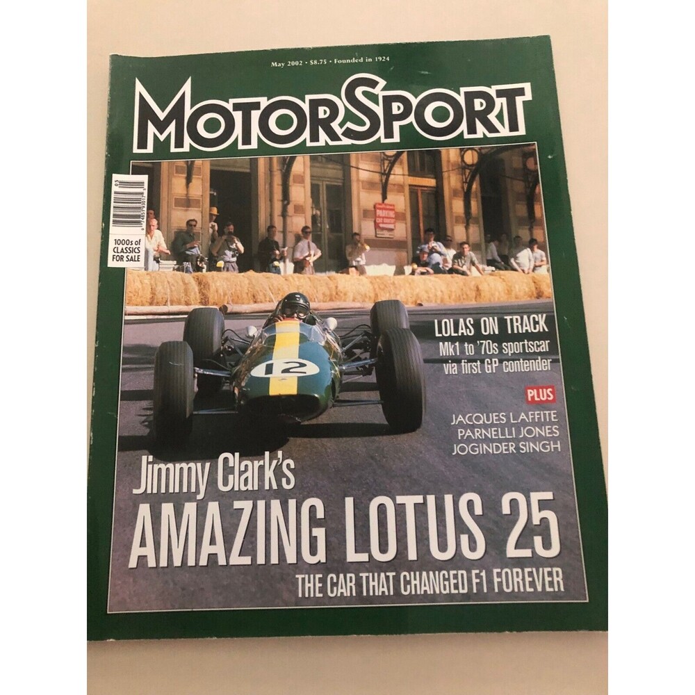 MotorSport Magazine May 2002 Issue Vintage